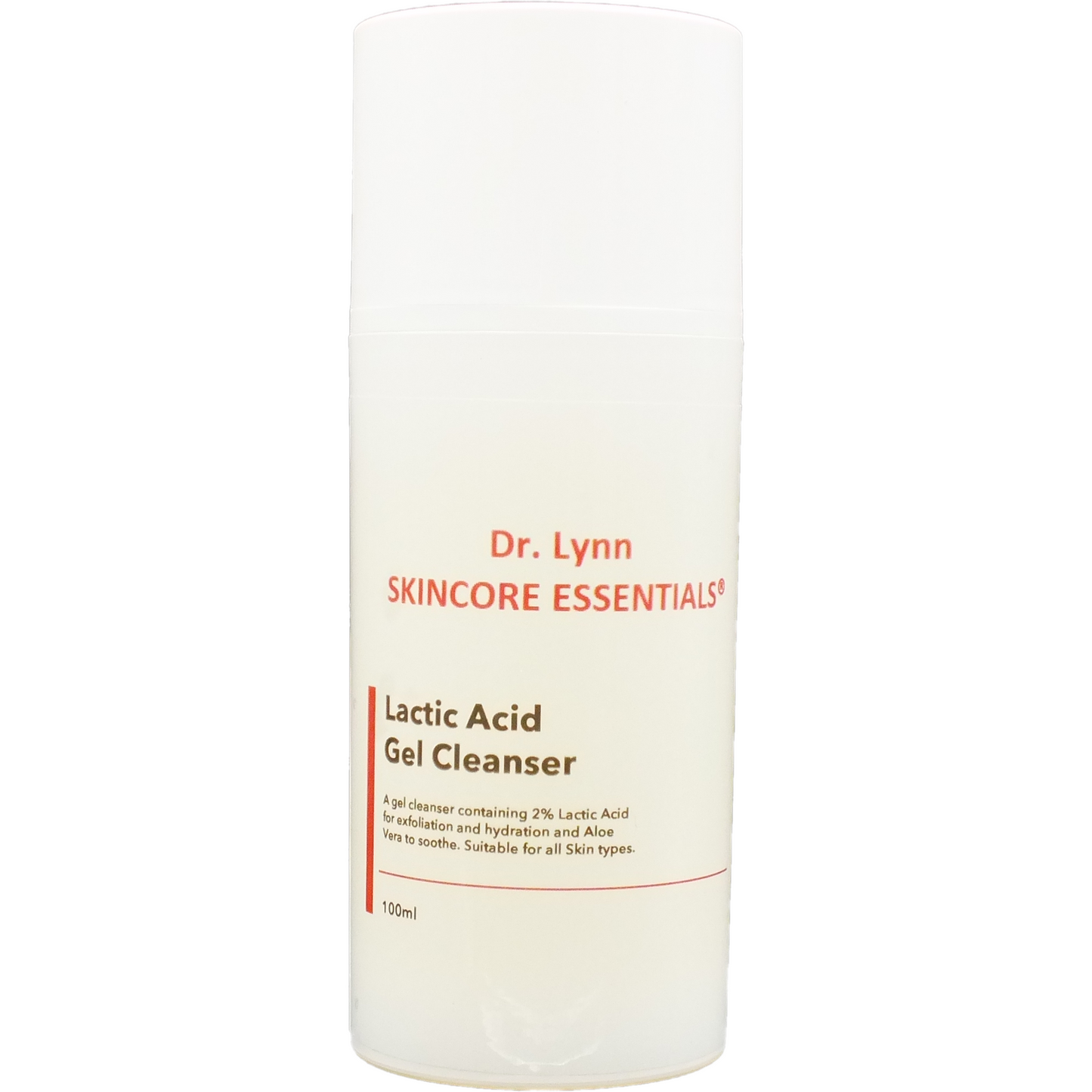 SKINCORE ESSENTIALS LACTIC ACID GEL CLEANSER 100ml - Dr Lynn Skincore Cleanser, moisturisers, serums, scrubs and toners!