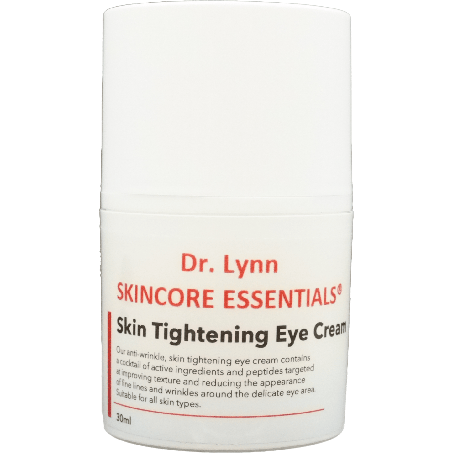 SKINCORE ESSENTIALS SKIN TIGHTENING EYE CREAM 30ml - Dr Lynn Skincore Cleanser, moisturisers, serums, scrubs and toners!